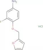 3-Fluoro-4-[(furan-2-yl)methoxy]aniline hydrochloride