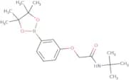 N-(tert-Butyl)-2-(3-(4,4,5,5-tetramethyl-1,3,2-dioxaborolan-2-yl)phenoxy)acetamide