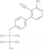 4-(4-{[tert-Butyl(dimethyl)silyl]oxy}phenyl)-2-methylnicotinonitrile