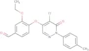4-{[5-Chloro-1-(4-methylphenyl)-6-oxo-1,6-dihydropyridazin-4-yl]oxy}-3-ethoxybenzaldehyde