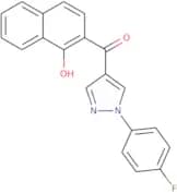 [1-(4-Fluorophenyl)-1H-pyrazol-4-yl](1-hydroxy-2-naphthyl)methanone