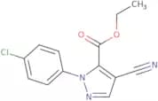 Ethyl 1-(4-chlorophenyl)-4-cyano-1H-pyrazole-5-carboxylate