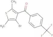 (4-Bromo-2,5-dimethylthiophen-3-yl)(4-(trifluoromethyl)phenyl)methanone