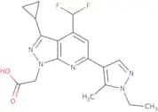 2-[3-Cyclopropyl-4-(difluoromethyl)-6-(1-ethyl-5-methyl-1H-pyrazol-4-yl)-1H-pyrazolo[3,4-b]pyridin…