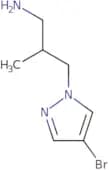 3-(4-Bromo-1H-pyrazol-1-yl)-2-methylpropan-1-amine