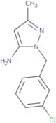 1-[(3-chlorophenyl)methyl]-3-methyl-1H-pyrazol-5-amine