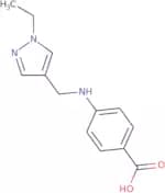 4-{[(1-Ethyl-1H-pyrazol-4-yl)methyl]amino}benzoic acid
