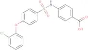 4-[4-(2-chlorophenoxy)benzenesulfonamido]benzoic acid