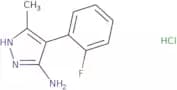 4-(2-Fluorophenyl)-3-methyl-1H-pyrazol-5-amine hydrochloride