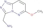 {6-Methoxy-[1,2,4]triazolo[4,3-b]pyridazin-3-yl}methanamine