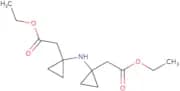 ethyl 2-(1-{[1-(2-ethoxy-2-oxoethyl)cyclopropyl]amino}cyclopropyl)acetate
