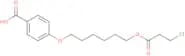 4-({6-[(3-chloropropanoyl)oxy]hexyl}oxy)benzoic acid