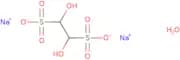 Glyoxal sodium bisulfite addition compound hydrate