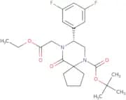 (R)-tert-butyl 8-(3,5-difluorophenyl)-9-(2-ethoxy-2-oxoethyl)-10-oxo-6,9-diazaspiro[4.5]decane-6-c…