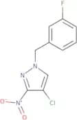 4-Chloro-1-(3-fluorobenzyl)-3-nitro-1H-pyrazole