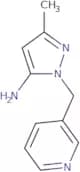 5-Methyl-2-pyridin-3-ylmethyl-2H-pyrazol-3-ylamine