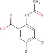 2-Acetamido-5-bromo-4-chlorobenzoic acid