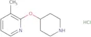 3-Methyl-2-(piperidin-4-yloxy)pyridine hydrochloride