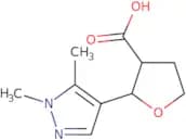 rac-(2R,3R)-2-(1,5-Dimethyl-1H-pyrazol-4-yl)oxolane-3-carboxylic acid