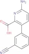 6-Amino-3-(3-cyanophenyl)picolinic acid