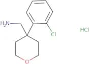 [4-(2-Chlorophenyl)oxan-4-yl]methanamine hydrochloride