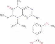 (R)-4-(7-Ethyl-8-isopropyl-5-methyl-6-oxo-5,6,7,8-tetrahydro-pteridin-2-ylamino)-3-methoxy-benzoic…