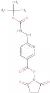 2,5-Dioxopyrrolidin-1-yl 6-(2-(tert-butoxycarbonyl)-hydrazinyl)nicotinate