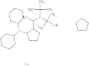 (R)-1-[(Sp)-2-(Dicyclohexylphosphino)ferrocenyl]ethyldi-tert-butylphosphine