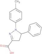 1-(4-Methylphenyl)-5-phenyl-4,5-dihydro-1H-pyrazole-3-carboxylic acid