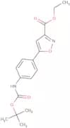 5-(4-tert-Butoxycarbonylaminophenyl)-isoxazole-3-carboxylic acid ethyl ester