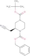 1-Benzyl 4-(tert-butyl) (S)-2-(cyanomethyl)piperazine-1,4-dicarboxylate