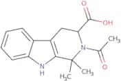 2-Acetyl-1,1-dimethyl-2,3,4,9-tetrahydro-1H-β-carboline-3-carboxylic acid
