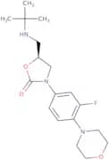 (S)-5-((tert-Butylamino)methyl)-3-(3-fluoro-(4-morpholinyl)phenyl)oxazolidin-2-one