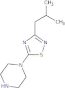 1-[3-(2-Methylpropyl)-1,2,4-thiadiazol-5-yl]piperazine