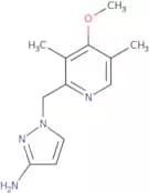 1-[(4-Methoxy-3,5-dimethylpyridin-2-yl)methyl]-1H-pyrazol-3-amine