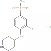 N-[2-Fluoro-4-(methylsulfonyl)phenyl]piperidin-4-amine hydrochloride