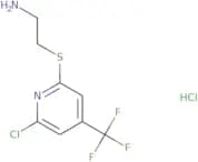 2-[[6-Chloro-4-(trifluoromethyl)-2-pyridyl]-sulfanyl]ethanamine hydrochloride