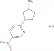 (R)-1-(5-Nitropyridin-2-yl)pyrrolidin-3-amine hydrochloride