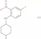 N-(4-Fluoro-2-nitrophenyl)piperidin-4-amine hydrochloride