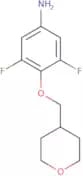 3,5-Difluoro-4-[(tetrahydro-2H-pyran-4-yl)methoxy]benzenamine
