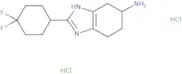 2-(4,4-Difluorocyclohexyl)-4,5,6,7-tetrahydro-1H-1,3-benzodiazol-5-amine dihydrochloride