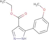 Ethyl 5-(3-methoxyphenyl)-1H-pyrazole-4-carboxylate