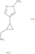 [2-(1-Methyl-1H-pyrazol-4-yl)cyclopropyl]methanamine dihydrochloride