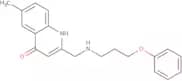 6-Methyl-2-{[(3-phenoxypropyl)amino]methyl}quinolin-4-ol