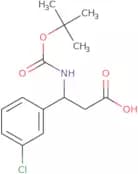 3-tert-Butoxycarbonylamino-3-(3-chlorophenyl)propionic acid