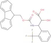 (2S,3S)-3-((((9H-Fluoren-9-yl)methoxy)carbonyl)amino)-2-hydroxy-3-(2-(trifluoromethyl)phenyl)propa…