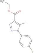 Ethyl 1-(4-fluorophenyl)-5-iodo-1H-pyrazole-4-carboxylate