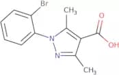 1-(2-Bromophenyl)-3,5-dimethyl-1H-pyrazole-4-carboxylic acid