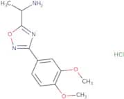 {1-[3-(3,4-Dimethoxyphenyl)-1,2,4-oxadiazol-5-yl]ethyl}amine hydrochloride