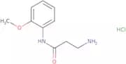 N~1~-(2-Methoxyphenyl)-β-alaninamide hydrochloride